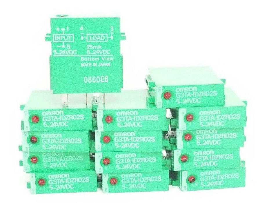 LOT OF 14 OMRON G3TA-IDZR02S PHOTOCOUPLER RELAYS 5-24VDC, G3TAIDZR02S