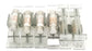 LOT OF 6 GOULD SHAWMUT DFC3M SAFETY PULLER W/ ASSORTED AMP-TRAP FUSES