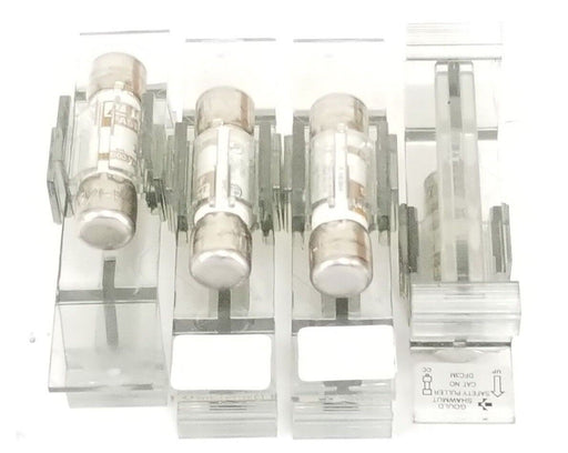 LOT OF 4 GOULD SHAWMUT DFC3M SAFETY PULLERS W/ LITTLEFUSE KLK-3-1/2 FUSES