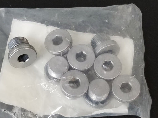 BAG OF 8 NEW HYDRA-FLEX 6409-G-06 3/8" COUNTERSUNK PLUG FITTINGS V0SS2, 6409G06