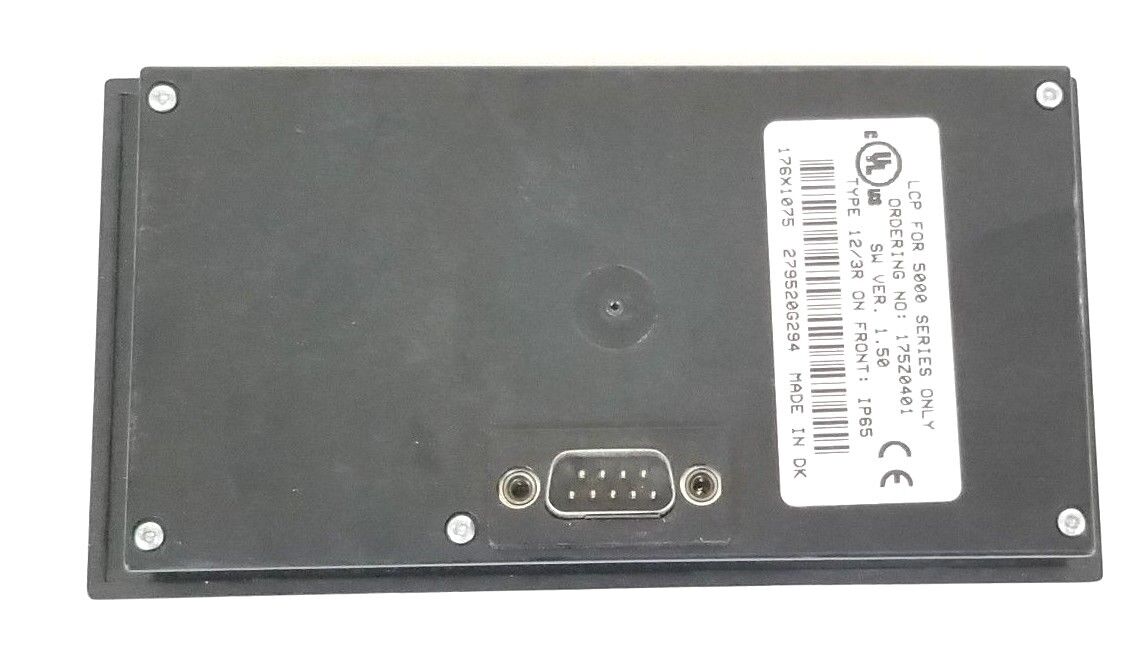 DANFOSS 175Z0401 LOGIC CONTROL PANEL FOR 5000 SERIES ONLY, TYPE 12/3R, 176X1075