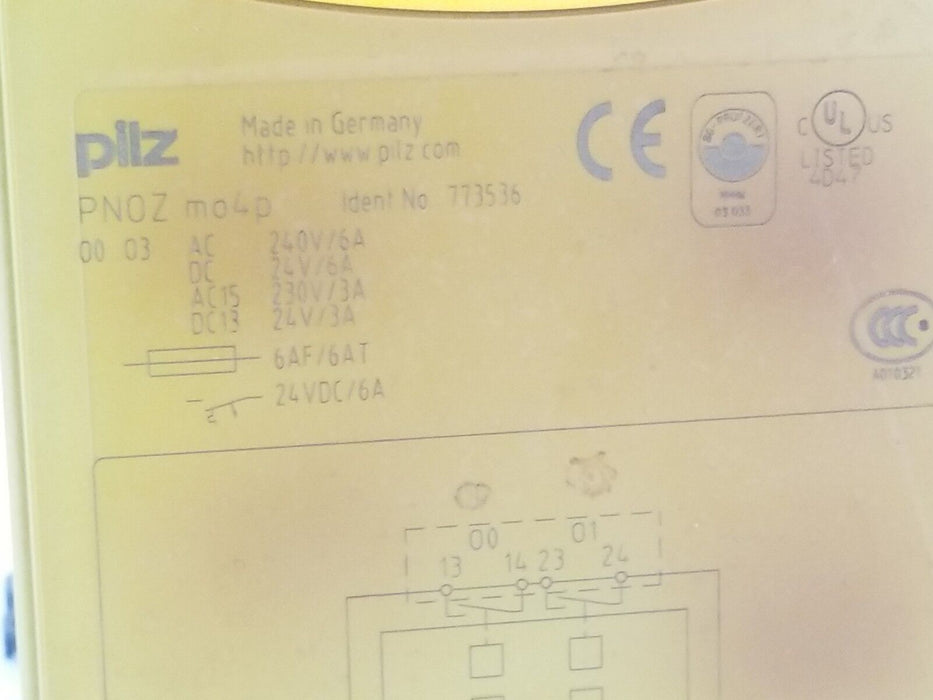 LOT OF 9 PILZ PNOZ-MO4P SAFETY RELAY EXPANSION MODULES PNOZMO4P