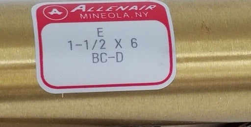 NIB ALLENAIR E 1-1/2 X 6 BC-D PNEUMATIC CYLINDER