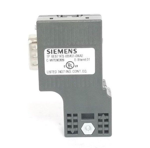 SIEMENS 6ES7972-0BA51-0XA0 CONNECTOR PLUG PROFIBUS 90DEGREE, 6ES79720BA510XA0