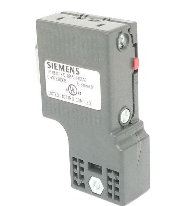 SIEMENS 6ES7972-0BA51-0XA0 CONNECTOR PLUG PROFIBUS 90DEGREE, 6ES79720BA510XA0