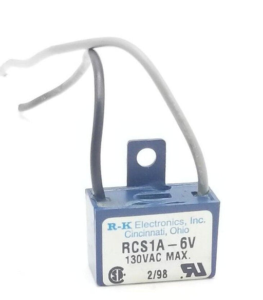 R+K ELECTRONICS RCS1A-6V TRANS VOLTAGE FILTER 130VAC, RCS1A6V