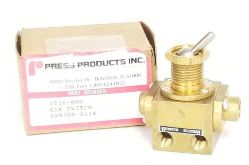 NIB PRESS PRODUCTS INC. 1536-000 AIR SWITCH 899700-8114