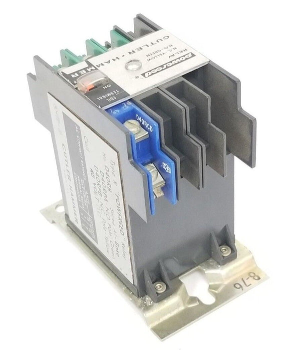 CUTLER-HAMMER TYPE R POWERED RELAY NO. D40RB, SER. A1