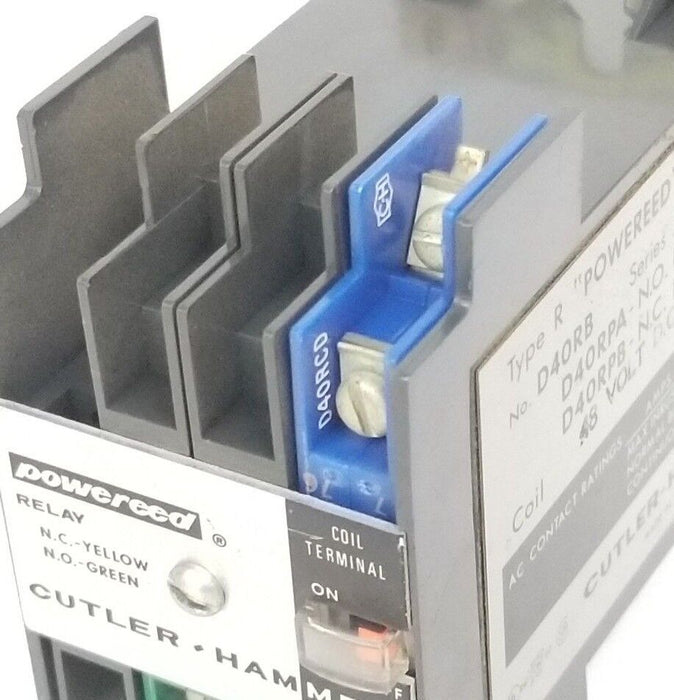 CUTLER-HAMMER TYPE R POWERED RELAY NO. D40RB, SER. A1