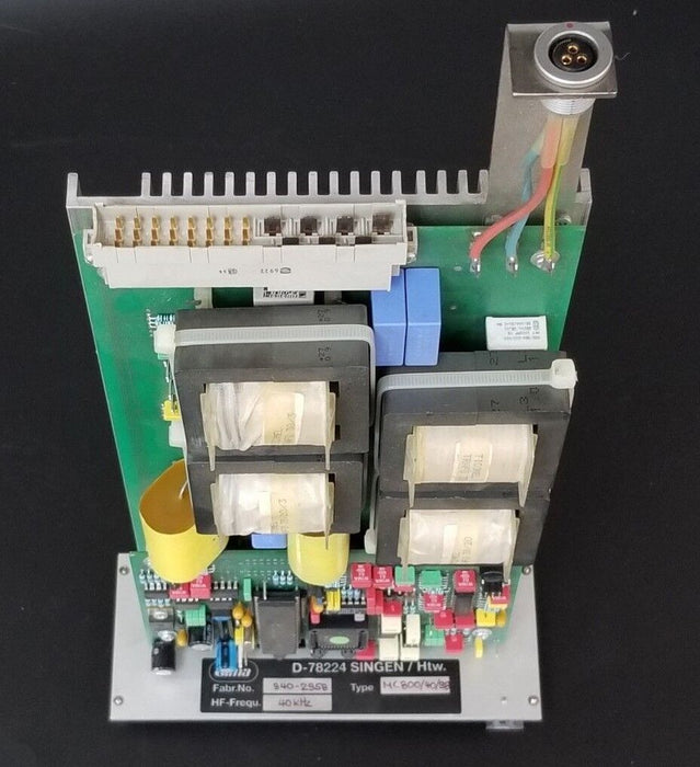 ELMA 940-2958 MC800/40/98 40kHz PROGRAMMING BOARD, D-78224, MC8004098
