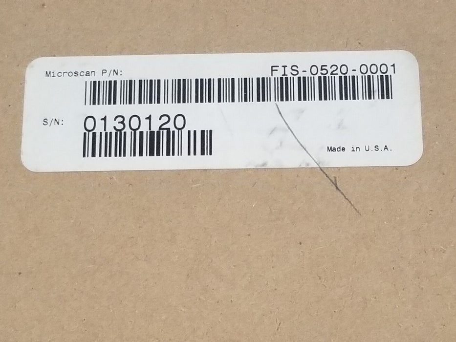 NIB IMMERSION CORPORATION MICROSCAN FIS-0520-0001 BARCODE SCANNER FIS05200001