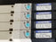 KOGANEI F10M6AJ MANIFOLD W/ FOUR F10T1-CPL3 SOLENOID VALVES, DC24V