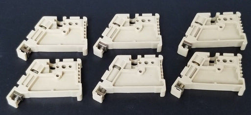 LOT OF 6 NEW WEIDMULLER EW-35, TERMINAL BLOCK END BRACKETS 46X27X8.5MM, EW35