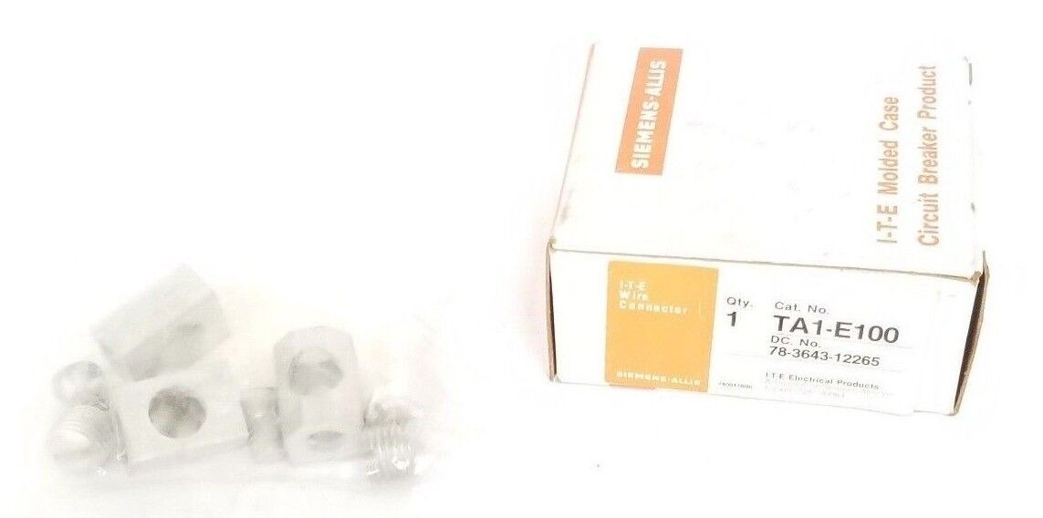 LOT OF 3 NIB ITE TA1-E100 WIRE CONNECTOR KITS 78364312265, TA1E100