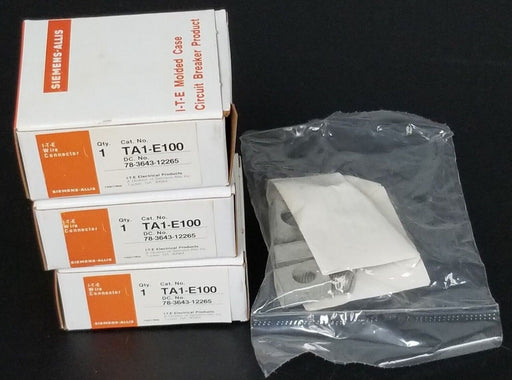 LOT OF 3 NIB ITE TA1-E100 WIRE CONNECTOR KITS 78364312265, TA1E100