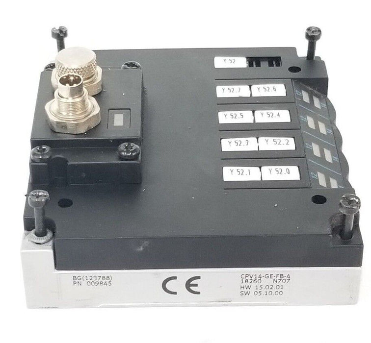 FESTO ELECTRIC CPV14-GE-FB-4 MANIFOLD INTERFACE 18260 , 009845 , N707
