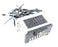 FESTO ELECTRIC CPV14-VI-P8-1/8-B BASE W/ CPV-14-VI, CPV140GE-FB-8, & SOL. VALVES