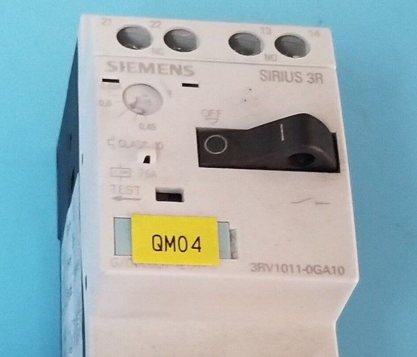 SIEMENS 3ZX1012-0RA00-1AA1 W/ 3RT1016-1BB42 CONTACTORS & 3RV1011-0GA10 BREAKER