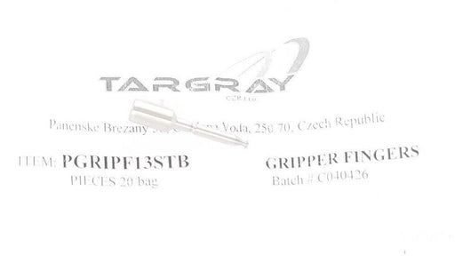 LOT OF 13 NEW TARGRAY PGRIPF13STB GRIPPER FINGERS