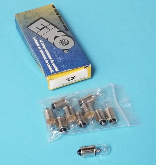 BOX OF 10 NEW EIKO 1820 MINIATURE BULBS