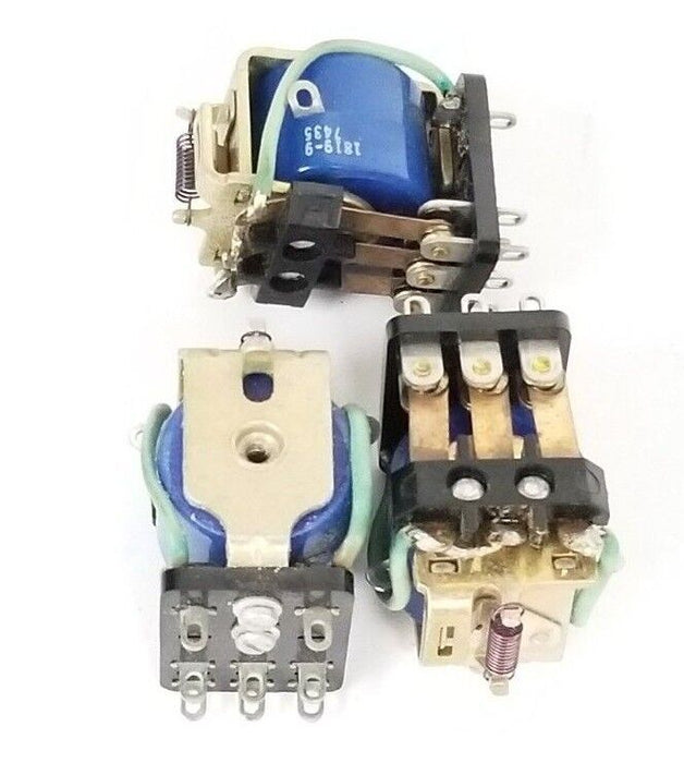 LOT OF 3 GENERIC 1819-9 7435 RELAYS 181997435