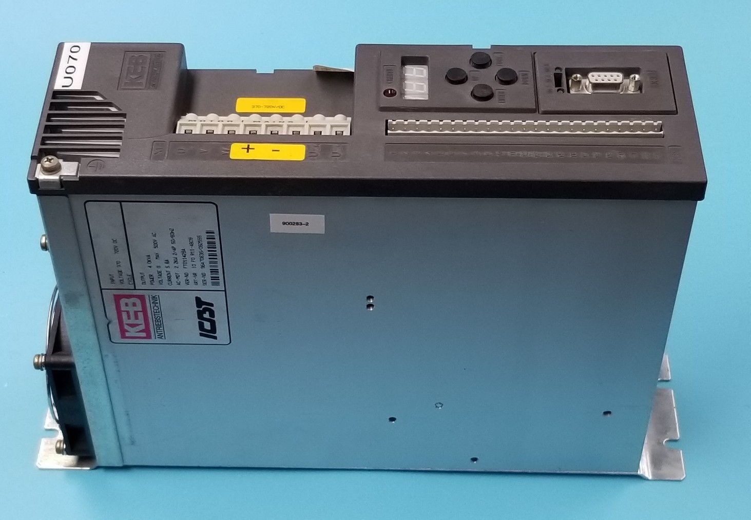 KEB COMBIVERT 10.F0.R11-4B09 FREQUENCY CONVERTER DRIVE 370-720VDC, 10F0R114B09