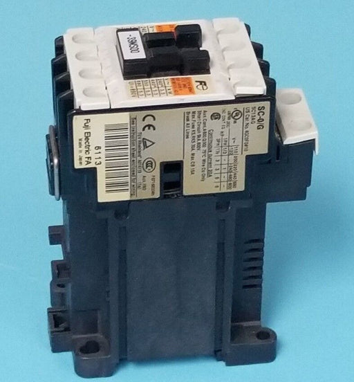 FUJI ELECTRIC SC-0/G [13] CONTACTOR CAT NO: 4GC0F0#10, SC13AG, SCO/G, 24VDC COIL