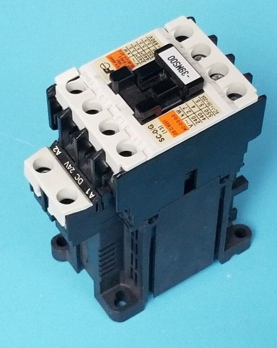 FUJI ELECTRIC SC-0/G [13] CONTACTOR CAT NO: 4GC0F0#10, SC13AG, SCO/G, 24VDC COIL