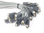 LOT OF 20 GENERIC 1793574 REV. D DB9 TO RJ45 CABLE ASSEMBLIES