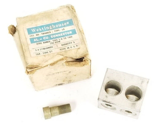 NIB WESTINGHOUSE TB400LA CONNECTOR AL.-CU. TYPE: LA, 372B189G01