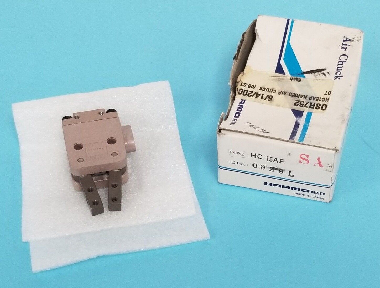 NIB HARMO HC15AP AIR CHUCK ID. NO. 0S2Z9L, HC 15AP