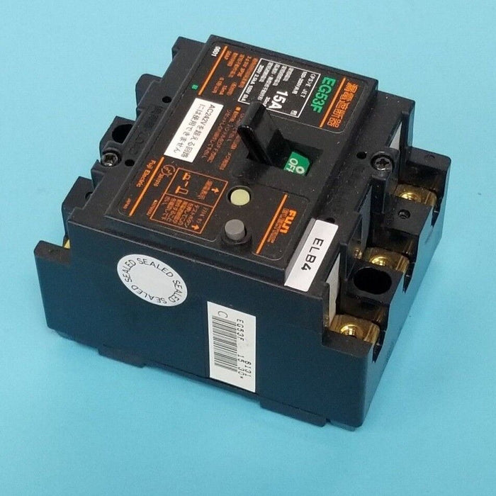 FUJI ELECTRIC EG53F 15A CIRCUIT BREAKAER EG53F-15