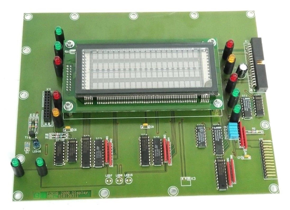 ATLAS COPCO 81N812A02 DISPLAY BOARD REV. 2, W/ 81N810AB01 CONTROL BOARD REV. 3