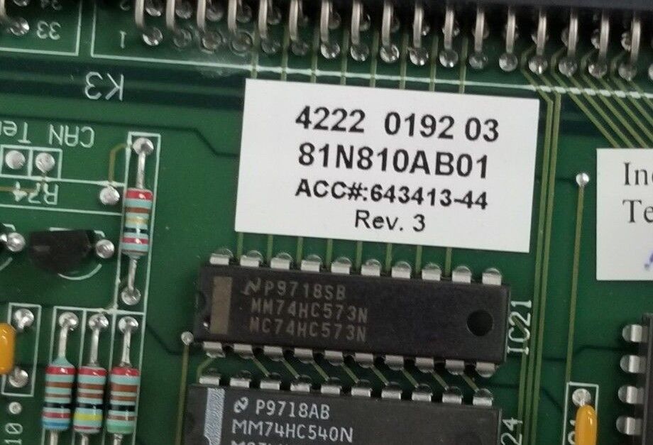 ATLAS COPCO 81N812A02 DISPLAY BOARD REV. 2, W/ 81N810AB01 CONTROL BOARD REV. 3