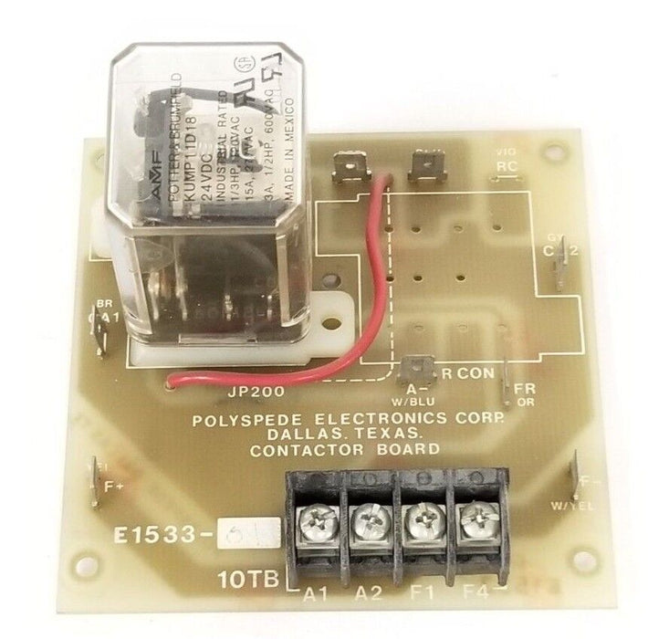 POLYSPEDE E1533-01 CONTACTOR BOARD E153301, E1533