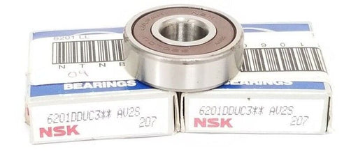 LOT OF 2 NEW NSK 6201DDUC3**AV2S 207 BEARINGS 12X32X10MM 6201DDUC3