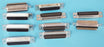 LOT OF 10 NEW NEWARK ELECTRONICS 46F1338 AMP 25 PIN FEMALE D-SUB CONNECTORS