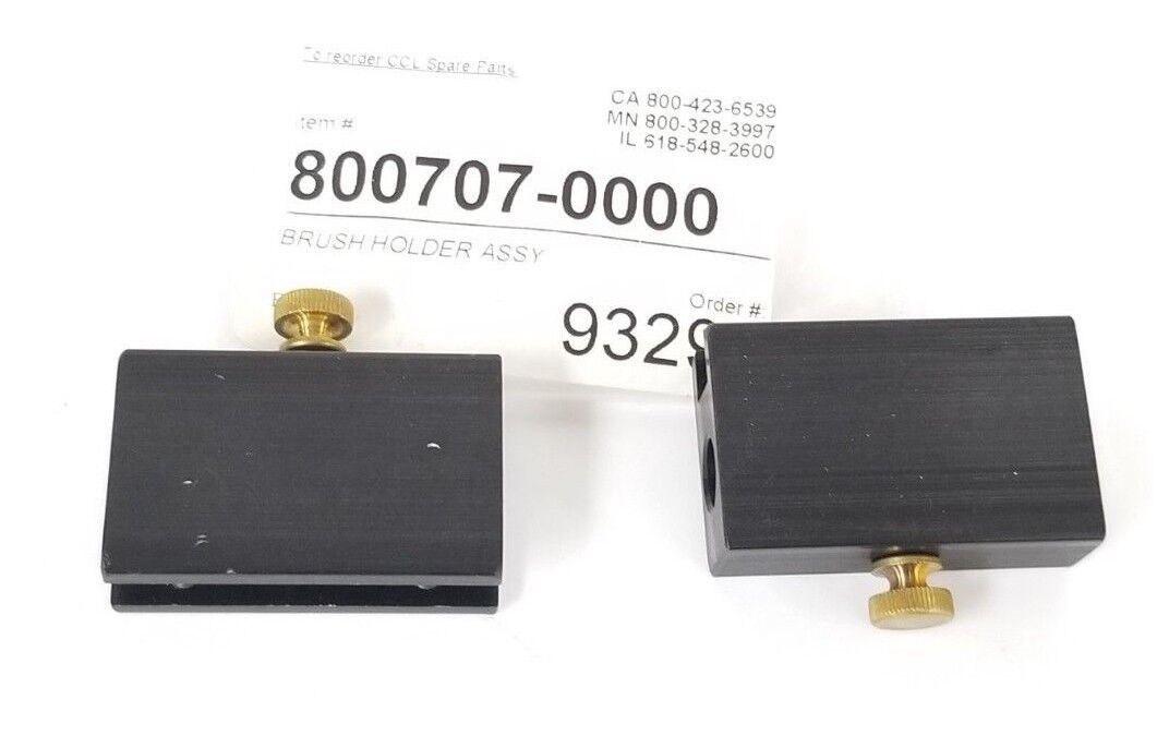 LOT OF 2 NEW CCL 800707-0000 BRUSH HOLDER ASSY. 800707-0000