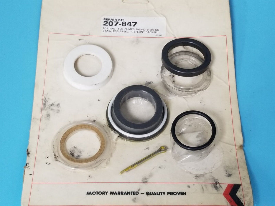 NEW GRACO 207-847 REPAIR KIT 207847 (INCOMPLETE)