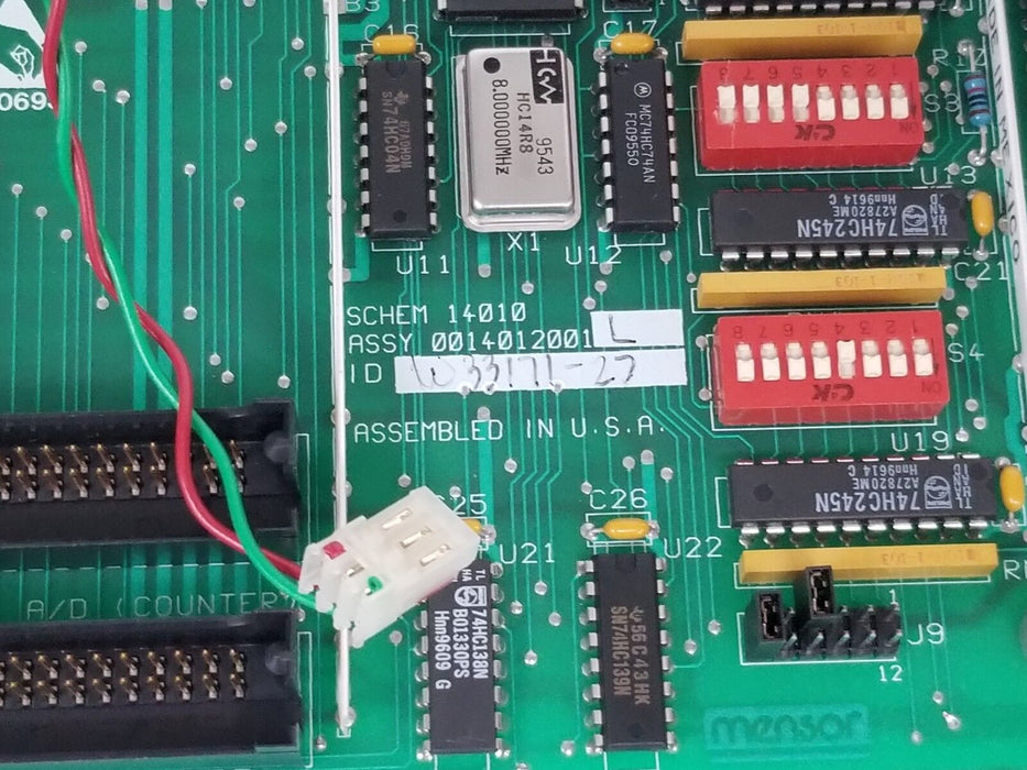 MENSOR CORP. 0014012001 MAIN CONTROL BOARD 14010 , 0014011001