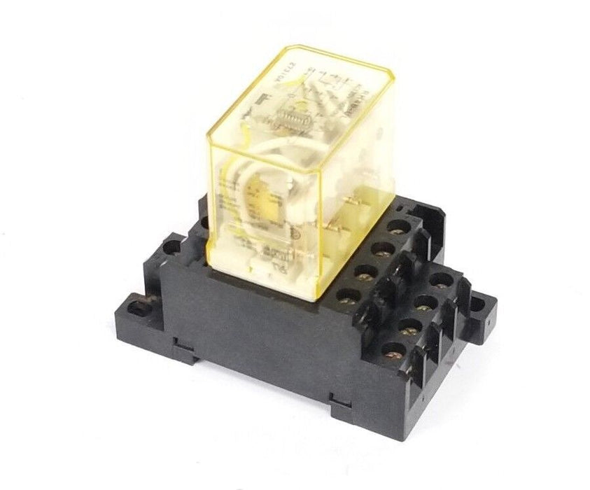 ALLEN BRADLEY 700-HN139 RELAY BASE SER. A W/ RH4B-UL RELAY