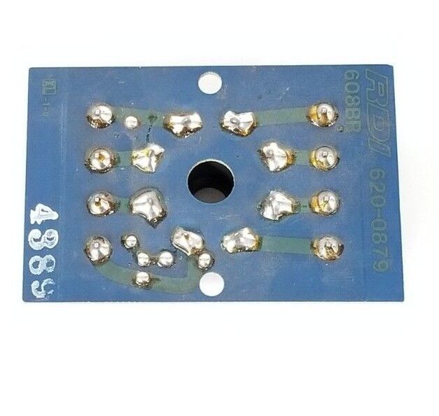 AUGAI RDI 608BR RELAY SOCKET BASE 10A, 250V, 8PIN, 620-0879