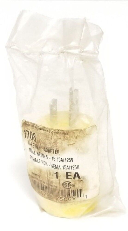 NEW BRAD HARRISON WOODHEAD 1708 SAFEWAY ADAPTER