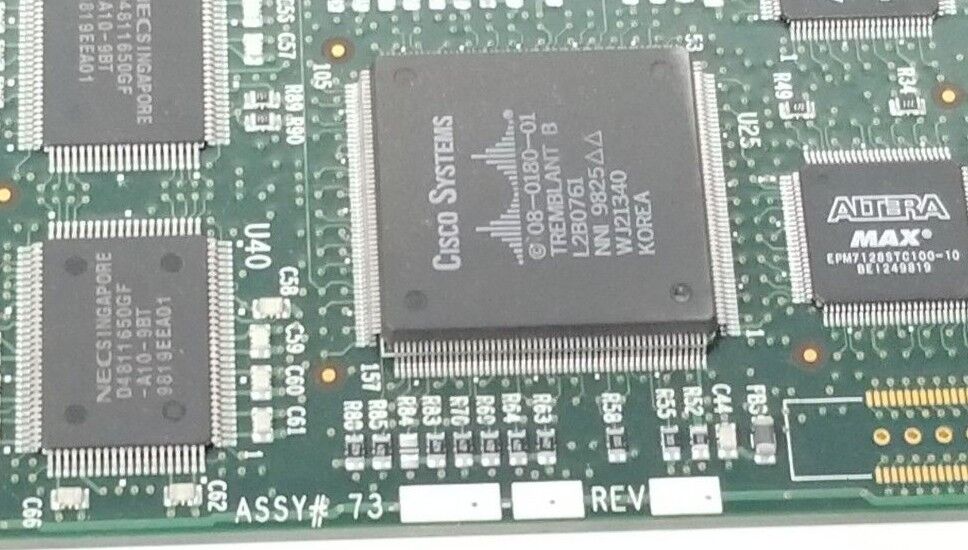 LOT OF 2 CISCO SYSTEMS 73-3238-07 CONTROL BOARDS 9816813-0003