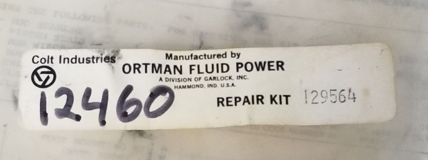 NEW ORTMAN FLUID POWER 129564 REPAIR KIT