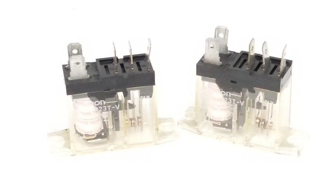 LOT OF 2 OMRON G2R-1123T-V RELAYS 200VAC, G2R1123TV