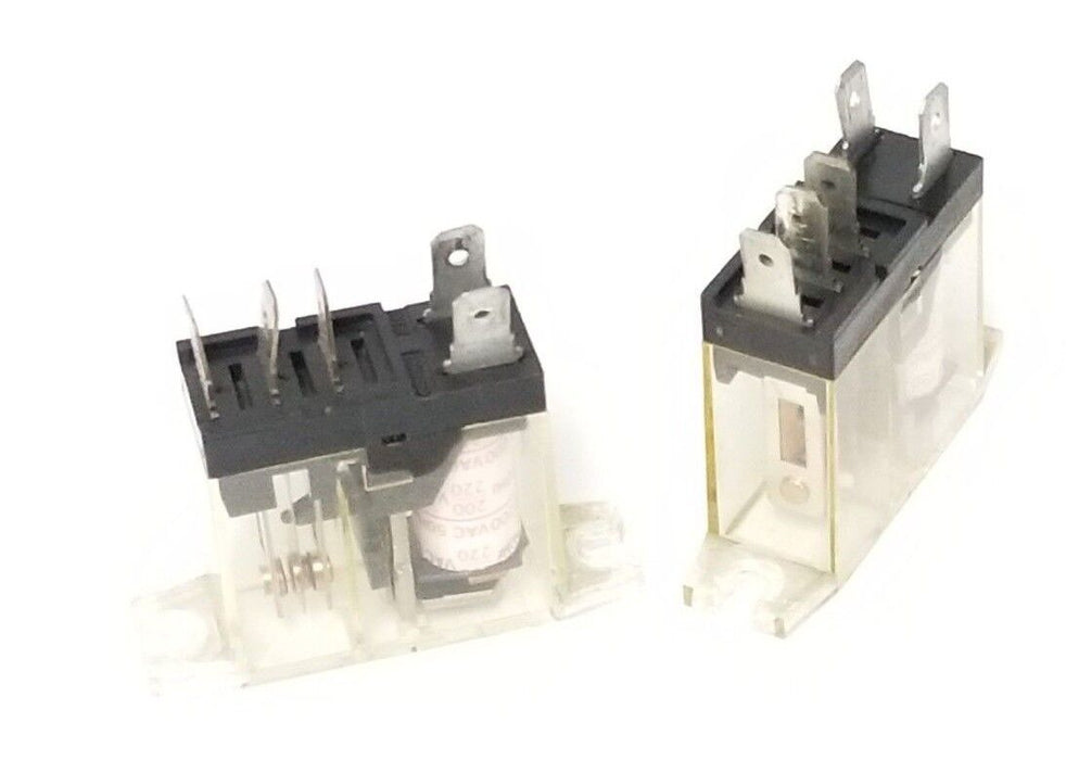 LOT OF 2 OMRON G2R-1123T-V RELAYS 200VAC, G2R1123TV