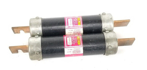 LOT OF 2 BUSSMANN FUSETRON FRS-R-150 DUAL-ELEMENT TIME-DELAY FUSES FRSR150, 150A