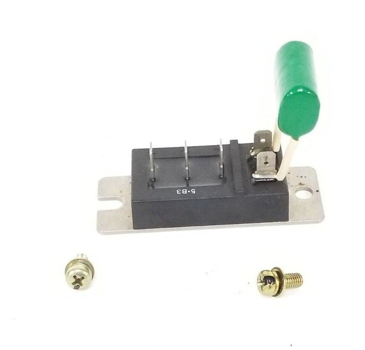TOSHIBA 30U6P42 BRIDGE RECTIFIER 3PH, 30AMP, 1600V, 5-B3 W/ 3A154K CAPACITOR