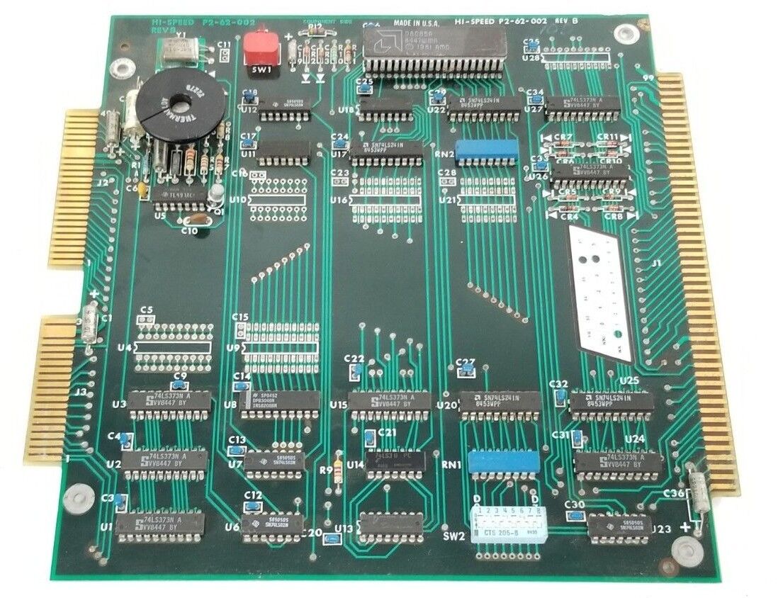 HI-SPEED P2-62-002 REV. B WEIGHT FEEDBACK MODULE BOARD P262002